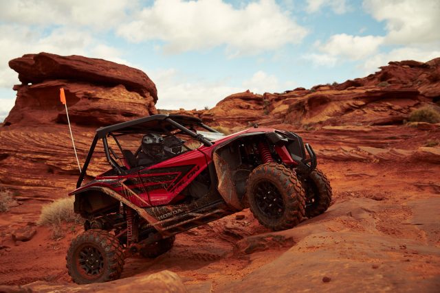 The Talon 1000R and 1000X are very capable rock crawlers.