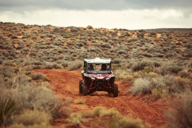 The 2019 Honda Talon 1000R eats up whoops. The longer-travel suspension makes a big difference if this is the type of terrain you like to tackle.