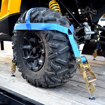 Utv wheel on sale net tie down
