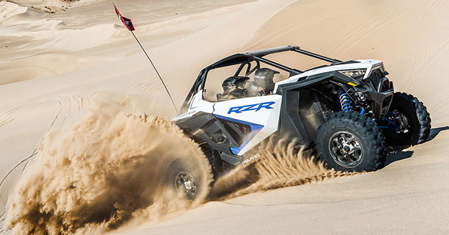 The 2020 Polaris RZR Pro XP is a completely new design from the ground up, with an all-new chassis, a new spacious cab and 181 hp engine.