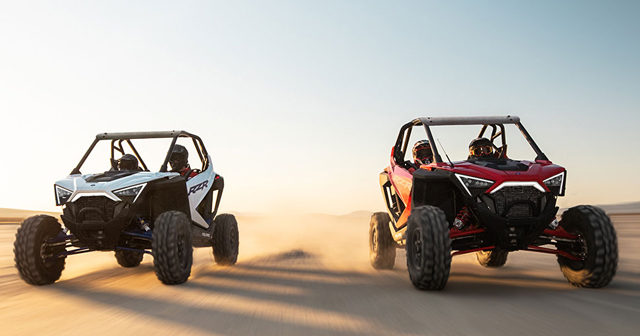 The 2020 Polaris RZR Pro XP is a completely new design from the ground up, with an all-new chassis, a new spacious cab and 181 hp engine.