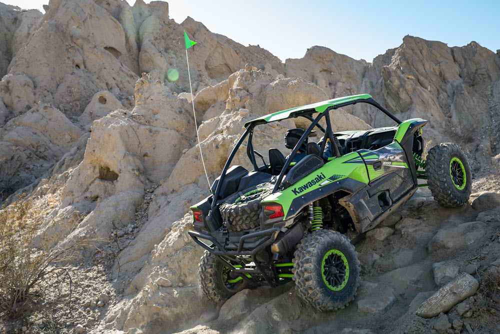 Rock crawling is where the new Teryx seems to really shine. The engine and clutch are very easy to manipulate in technical terrain.