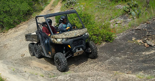 The all-new 2020 Can-Am Defender 6x6 DPS HD10 has six wheels