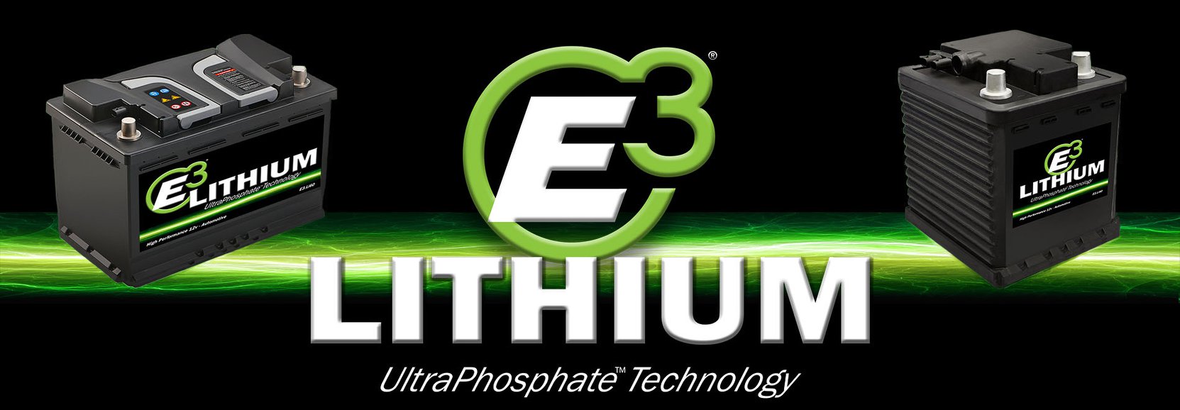 E3 Lithium High Performance 12-volt automotive battery at SEMA 2019