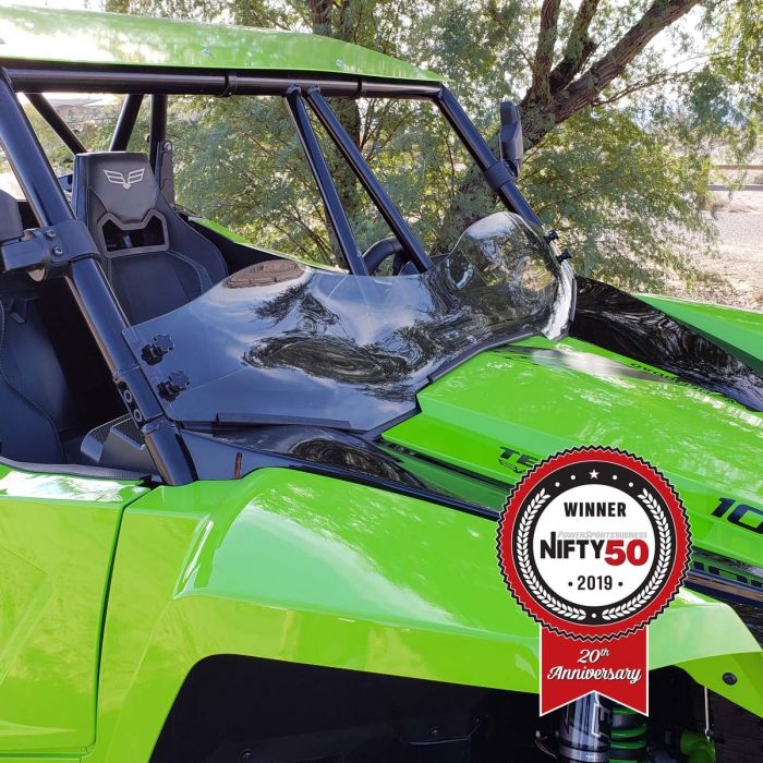 Klock Werks UTV Flare Windshield for Wildcat XX wins Nifty 50 award